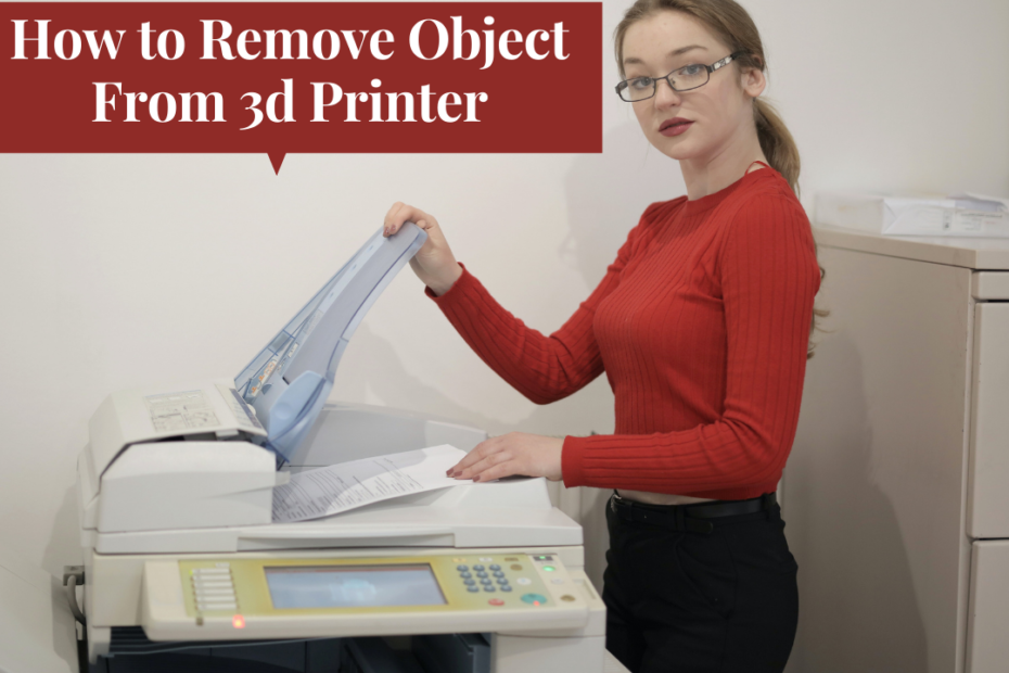 how to remove object from 3d printer
