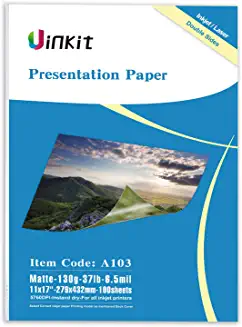 how to print on a inkjet printer with 11x17 matte paper