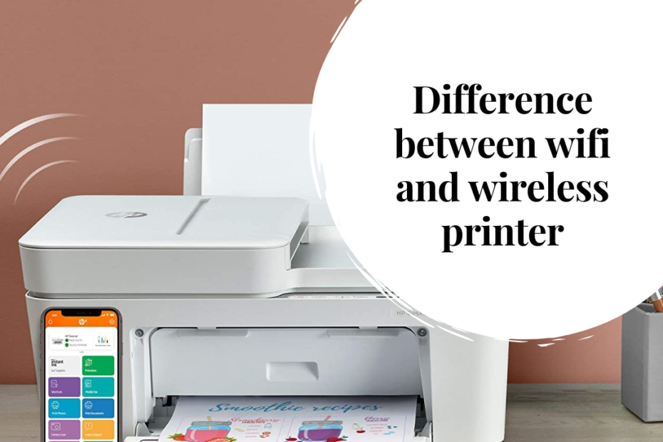 difference between wifi and wireless printer