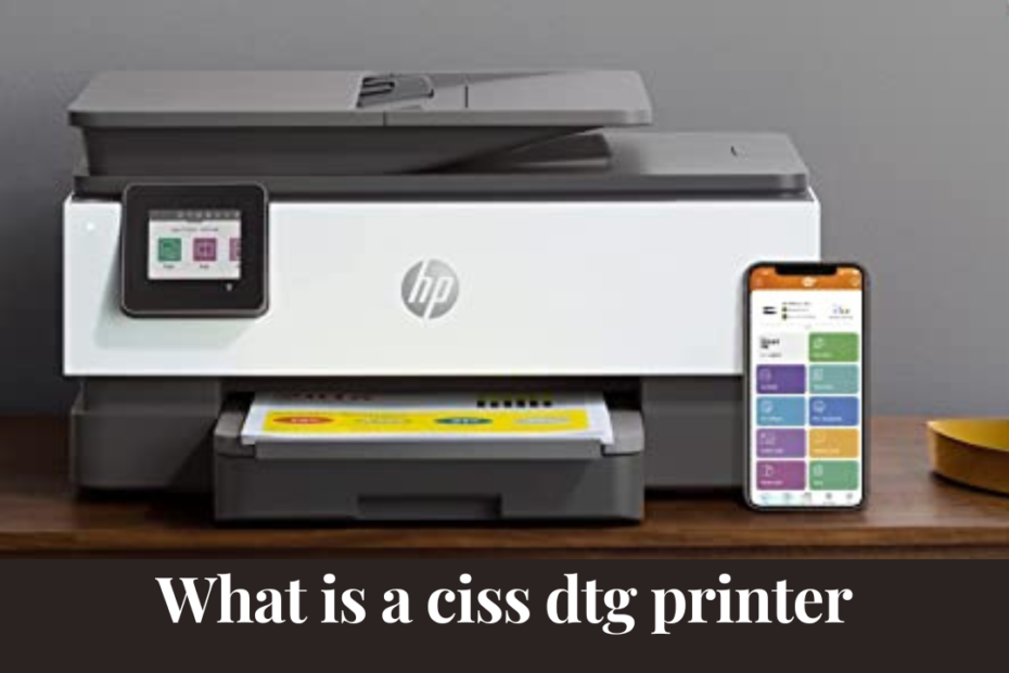 what is a ciss dtg printer