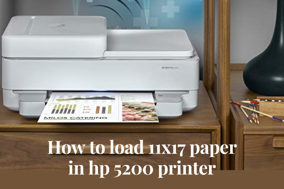 how to load 11x17 paper in hp 5200 printer