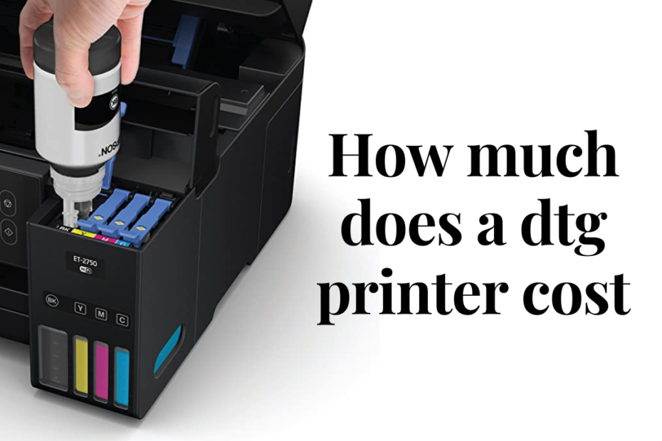 how much does a dtg printer cost