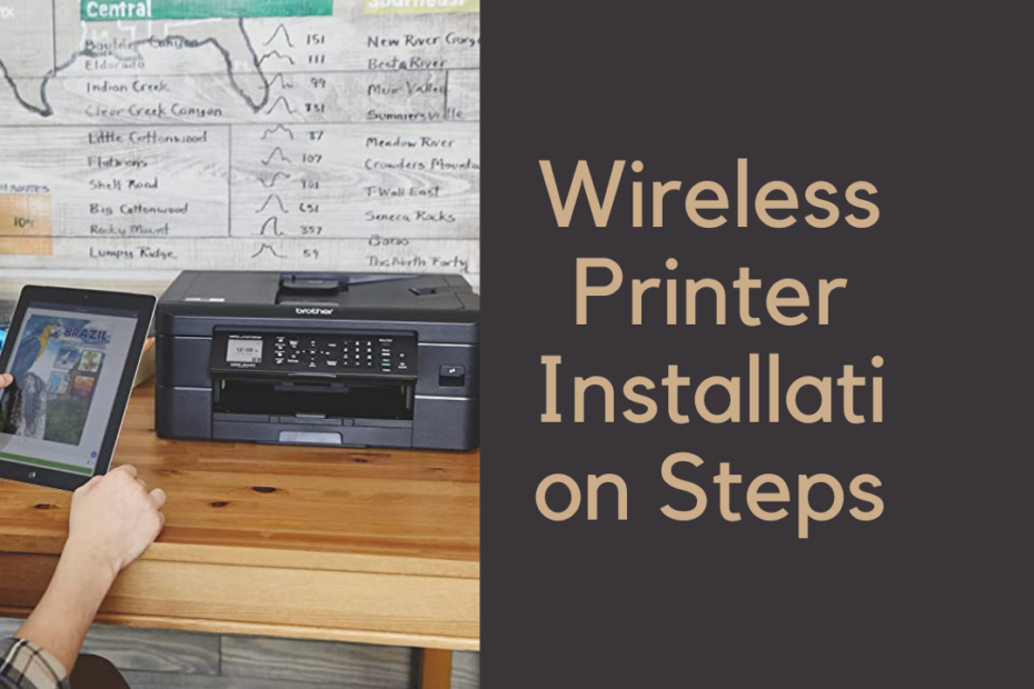 Wireless printer installation steps