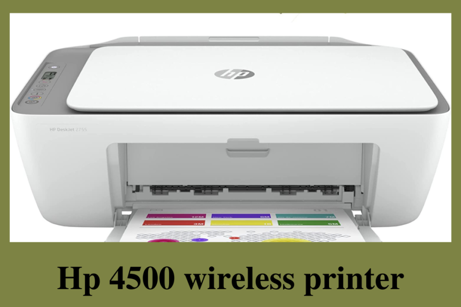 hp 4500 wireless printer